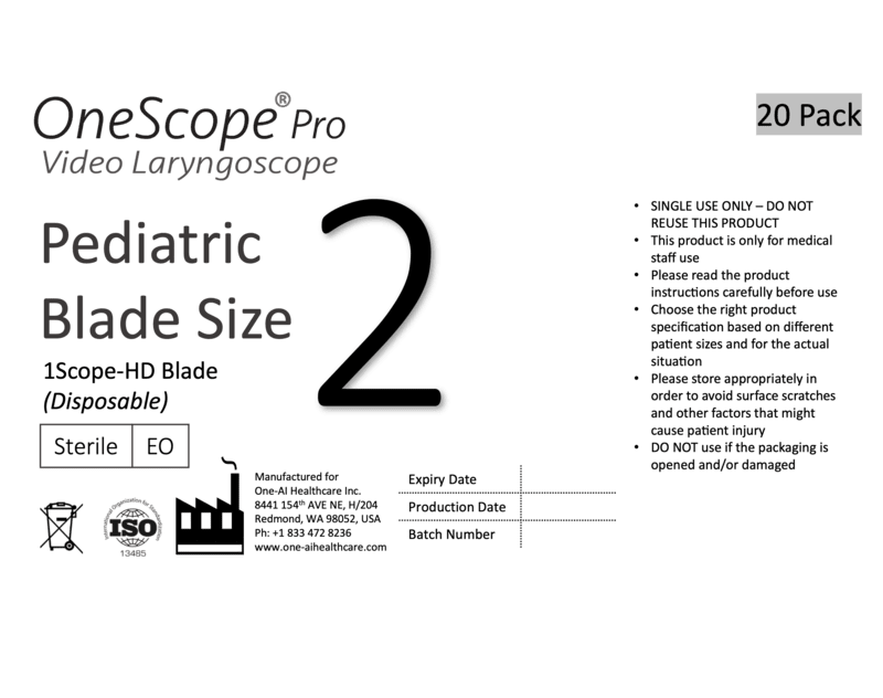 Pro - Pediatric Size 2 Blade - 20 Pack