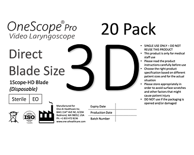 Pro - Direct Adult Mac 3 Blade - 20 Pack
