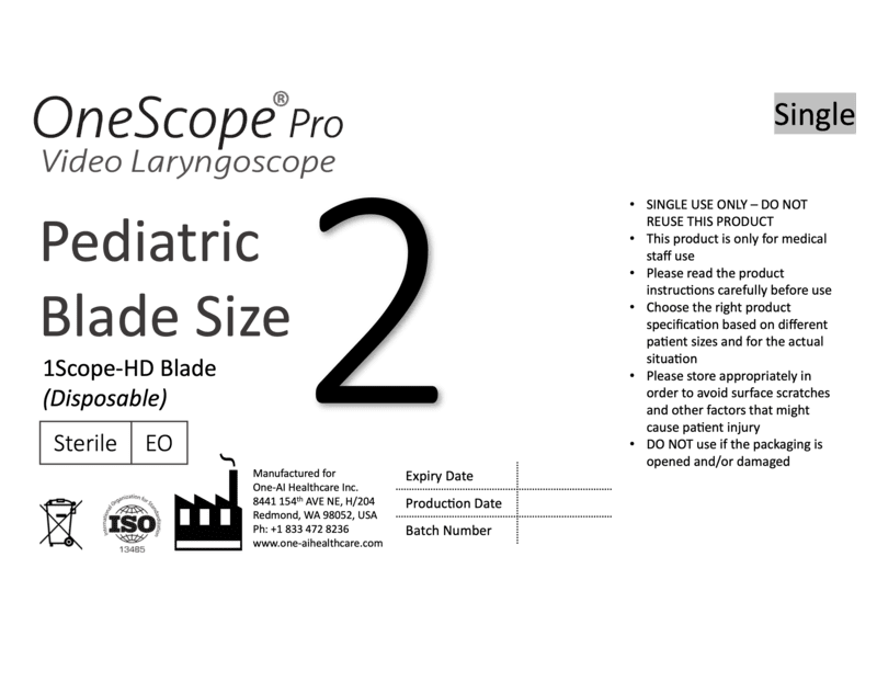 Pro - Pediatric Size 2 Blade - Single