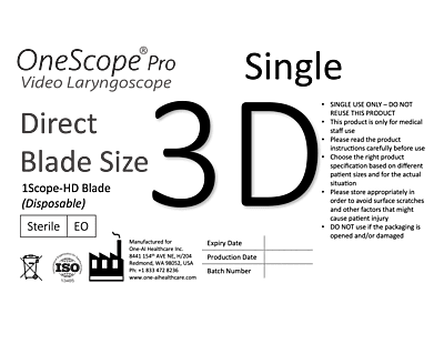 Pro - Direct Adult Mac 3 Blade - Single