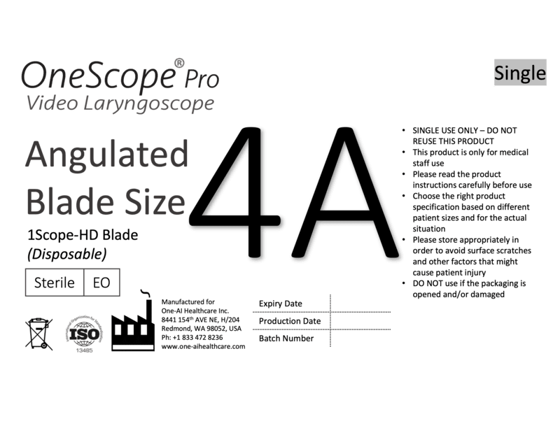 Pro - Angulated Adult Size 4 Blade - Single