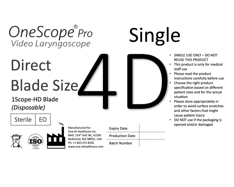 Pro - Direct Adult Mac 4 Blade - Single